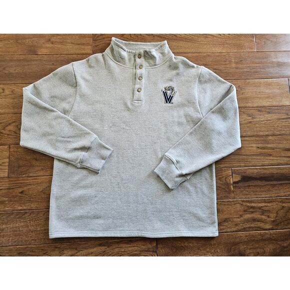 League Villanova University Snap Up Fleece Men's Size XL Wildcats EUC - Picture 2 of 12